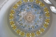 Faux stain glass dome