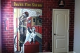 Fire-station. Mural for child's/boys room