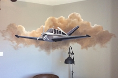 Children-Airplane-room-mural