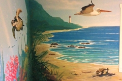 Underwater/Beach mural