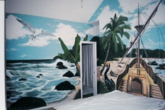 Pirate-island, Pirate boat headboard. Pirate-island. Pirate boat headboard