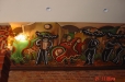 Mexican style mural, Cielo Restaurant. Houston, Texas