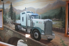 Mesa Truck Services. Office Mural