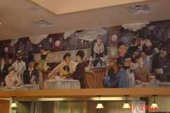 Mia Bella Restaurant mural. Vintage Park, Houston, Texas