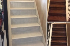 Faux finish Stairway steps