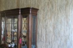 Faux finish dinning room, texture