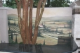 Outdoor Mural. Tuscany View