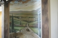 Entryway mural. Tuscan landscape