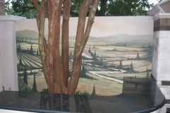 Outdoor Mural. Tuscany View