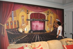Jefferson Theater. Decorative mural