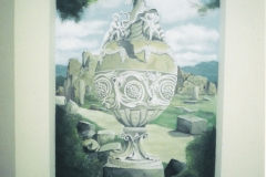 Niche mural. Roman vase