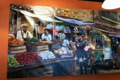 Don Ramon Restaurant. Acrylic painting on canvas. Part I