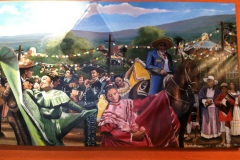 Don Ramon Restaurant. Acrylic painting on canvas. Part III