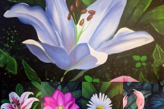 Vera Montenegro paintings - flowers